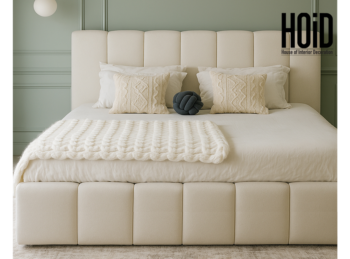 pike bed with boucle fabric 01